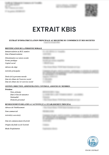 Aperçu fiche entreprise